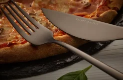 ECHTWERK Besteckset schwarz Edelstahl 8 tlg.