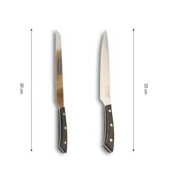 ECHTWERK Messerblock Premium braun Stahl 15 tlg.