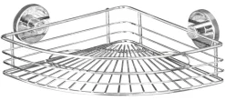 Eckablage Chrom Stahl B/H/L: ca. 31,5x8,5x22 cm