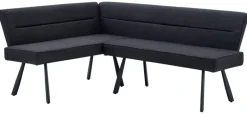 Eckbank Amilia anthrazit B/H/L: ca. 181x48x140 cm