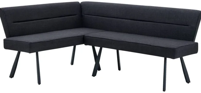 Eckbank Amilia anthrazit B/H/L: ca. 181x48x140 cm