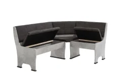 Eckbankgruppe Beton B/T: ca. 100x65 cm