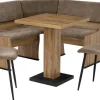 Eckbankgruppe Eiche Wild Nachbildung B/H/T: ca. 131x86x131 cm