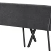 Eckbank Milos grau B/H/L: ca. 152x85x195 cm