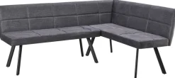 Eckbank Milos grau B/H/T: ca. 195x152x85 cm