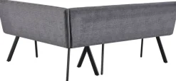 Eckbank Milos grau B/H/T: ca. 195x152x85 cm