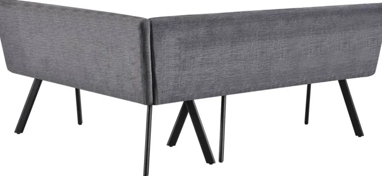 Eckbank Milos grau B/H/T: ca. 195x152x85 cm