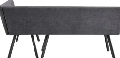 Eckbank Milos grau B/H/T: ca. 195x152x85 cm