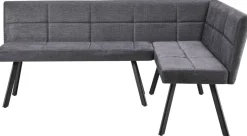 Eckbank Milos grau B/H/T: ca. 195x152x85 cm