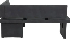 Eckbank PIA I grau Vintage Optik B/H/T: ca. 168x86x128 cm