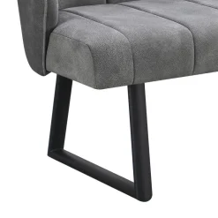 Eckbank Sven grau B/H/T: ca. 187x81,5x155 cm