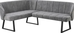 Eckbank Sven grau B/H/T: ca. 187x81,5x155 cm