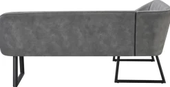 Eckbank Sven grau B/H/T: ca. 187x81,5x155 cm