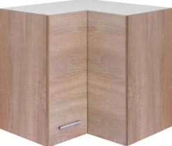 Eckhängeschrank Samoa weiß Eiche Nachbildung B/H/T: ca. 60x54,8x32 cm