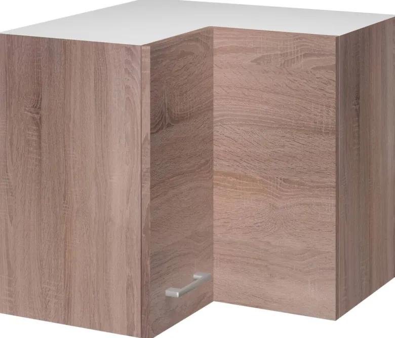 Eckhängeschrank Samoa weiß Eiche Nachbildung B/H/T: ca. 60x54,8x32 cm