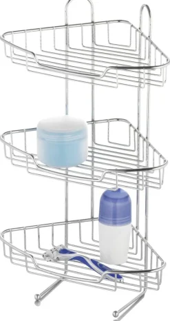 Eckregal Chrom Chrom B/H/L: ca. 20x42,5x20 cm