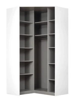 Eckschrank Celle weiß Alpinweiß B/H/T: ca. 117x197x117 cm
