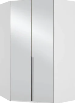 Eckschrank New York C Alpinweiß B/H/T: ca. 120x236x120 cm