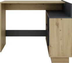 Eckschreibtisch BERNI Eiche Graphit B/H/T: ca. 102x77,5x80 cm