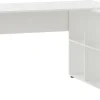Eckschreibtisch Serie 400 perlweiß Optik B/H/T: ca. 150x73,6x121,6 cm