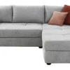 Ecksofa grau Microfaser B/H/T: ca. 321x92x219 cm