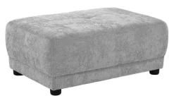 Ecksofa hellgrau Webstoff B/H/T: ca. 279x89x187 cm