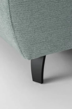 Ecksofa mit Bettfunktion eisblau Flachgewebe B/H/T: ca. 280x96x238 cm