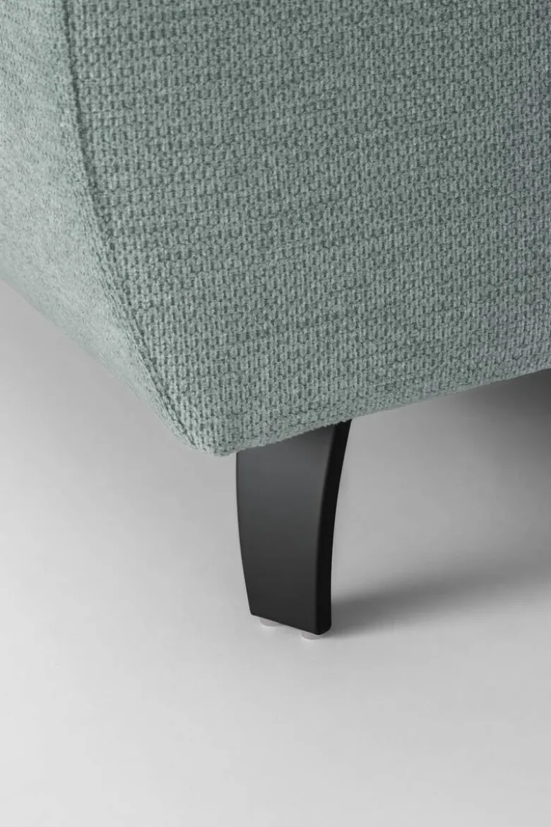 Ecksofa mit Bettfunktion eisblau Flachgewebe B/H/T: ca. 280x96x238 cm
