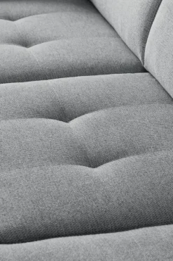Ecksofa mit Bettfunktion grau Flachgewebe B/H/T: ca. 280x96x238 cm