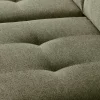 Ecksofa mit Bettfunktion grün Flachgewebe B/H/T: ca. 280x96x238 cm