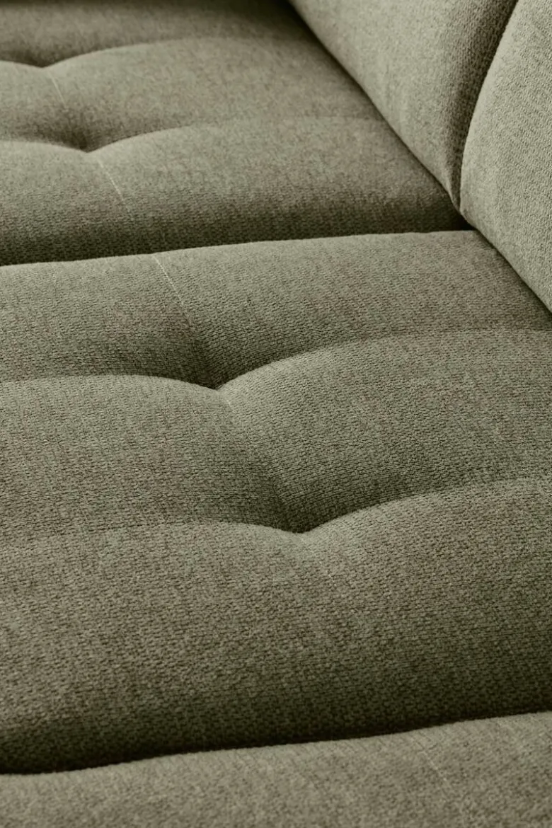Ecksofa mit Bettfunktion grün Flachgewebe B/H/T: ca. 280x96x238 cm