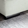 Ecksofa mit Bettfunktion ivory Microfaser B/H/T: ca. 303x88x202 cm