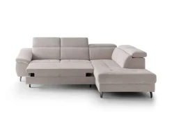 Ecksofa mit Bettfunktion leinen Flachgewebe B/H/T: ca. 280x96x238 cm