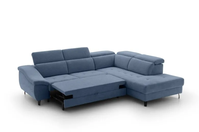 Ecksofa mit Bettfunktion Ocean Flachgewebe B/H/T: ca. 280x96x238 cm