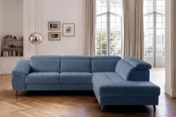 Ecksofa mit Bettfunktion Ocean Flachgewebe B/H/T: ca. 280x96x238 cm