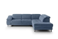 Ecksofa mit Bettfunktion Ocean Flachgewebe B/H/T: ca. 280x96x238 cm