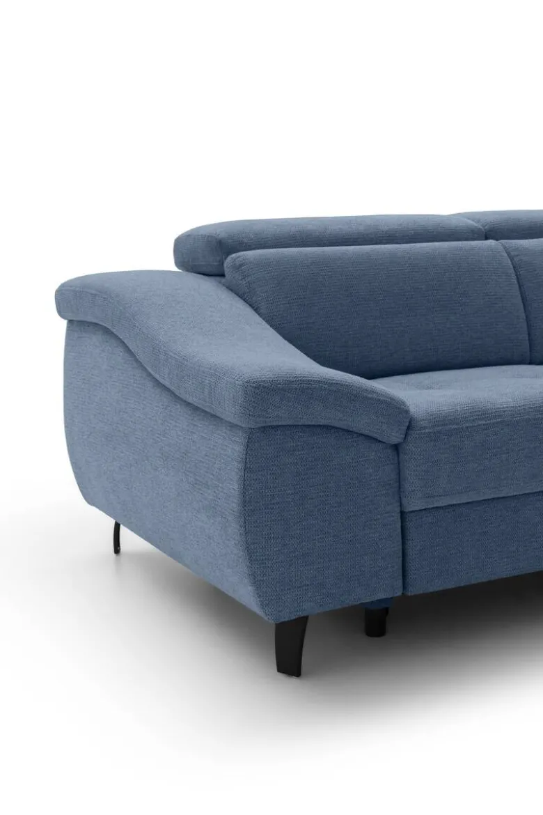 Ecksofa mit Bettfunktion Ocean Flachgewebe B/H/T: ca. 280x96x238 cm