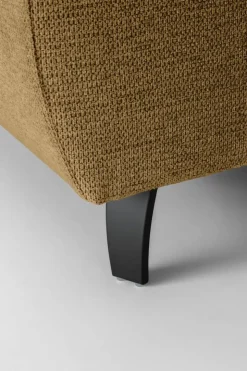 Ecksofa mit Bettfunktion senf Flachgewebe B/H/T: ca. 280x96x238 cm