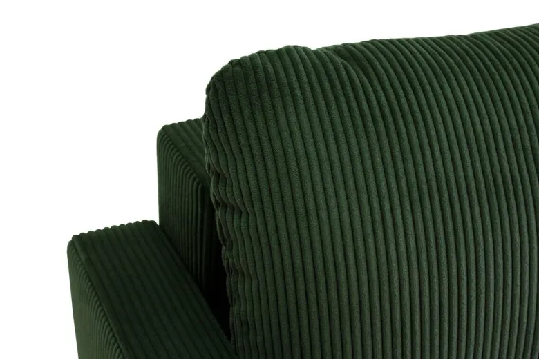 Ecksofa mit Bettfunktion und Bettkasten grün Microfaser B/H/T: ca. 227x92x146 cm