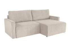Ecksofa mit Bettfunktion und Bettkasten pearl Microfaser B/H/T: ca. 227x92x146 cm