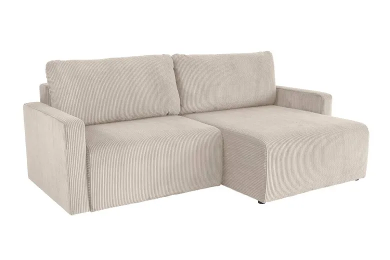 Ecksofa mit Bettfunktion und Bettkasten pearl Microfaser B/H/T: ca. 227x92x146 cm