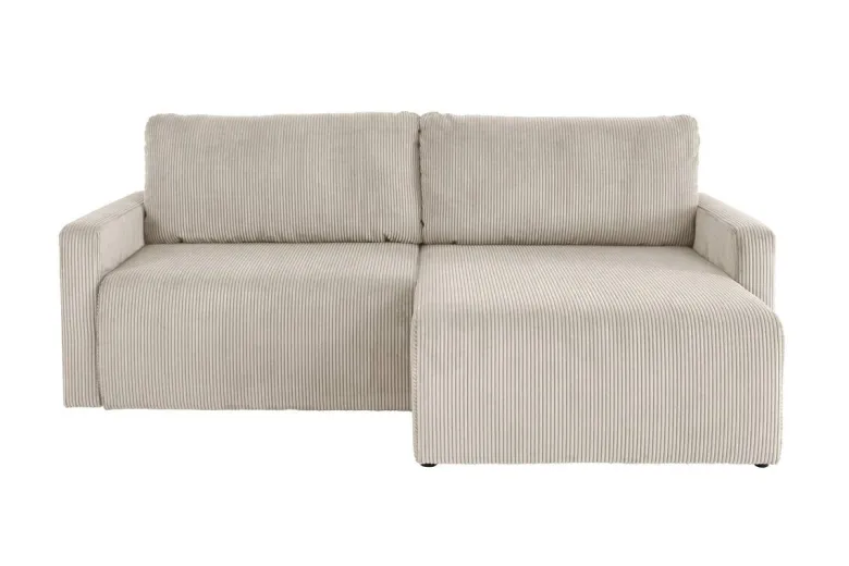 Ecksofa mit Bettfunktion und Bettkasten pearl Microfaser B/H/T: ca. 227x92x146 cm