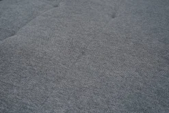 Ecksofa mit Bettfunktion und Bettkasten grau Microfaser B/H/T: ca. 235x90x159 cm