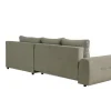 Ecksofa mit Bettfunktion und Bettkasten Lorenz olive Microfaser B/H/T: ca. 284x74x180 cm