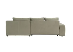 Ecksofa mit Bettfunktion und Bettkasten Lorenz olive Microfaser B/H/T: ca. 284x74x180 cm