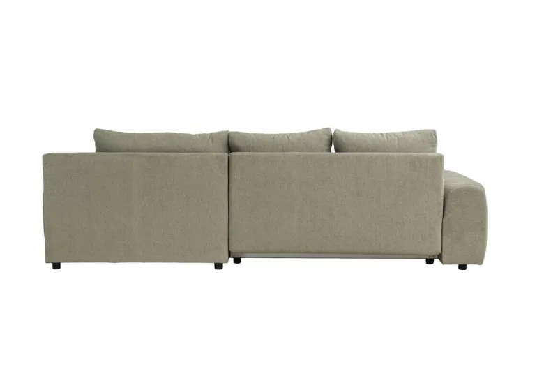 Ecksofa mit Bettfunktion und Bettkasten Lorenz olive Microfaser B/H/T: ca. 284x74x180 cm