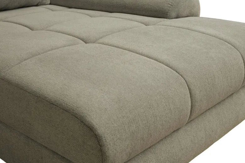 Ecksofa mit Bettfunktion und Bettkasten Lorenz olive Microfaser B/H/T: ca. 284x74x180 cm