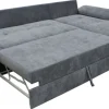 Ecksofa mit Bettfunktion und Bettkasten hellgrau B/H/T: ca. 274x90x168 cm