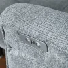 Ecksofa mit elektrischer Sitztiefenverstellung dunkelgrau Microfaser B/H/T: ca. 286x107x115 cm