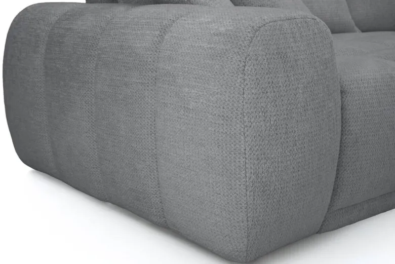 Ecksofa stone Microfaser B/H/T: ca. 312x97x229 cm